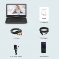 GCZ Portable DVD Player for Car with 14'' HD Swivel Display Screen, 1280*800P Support DVD Player with Car Charger