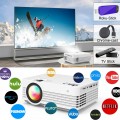 Native 1080P 300" 5G WiFi Projector with Bluetooth 5.1, Outdoor Movie Projector [120'' Screen Included]